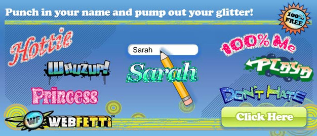 Webfetti Download - Glitter Graphics Generator