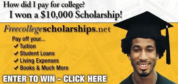 How to pay off tuition? Get a $10,000 free college scholarship!