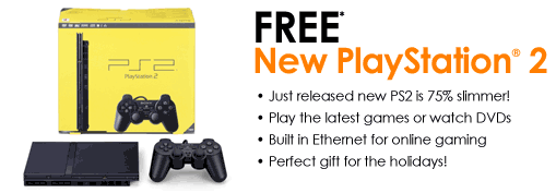 Click here for a free PlayStation 2