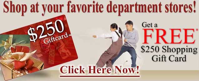 Click here for a free Shopping Gift Card